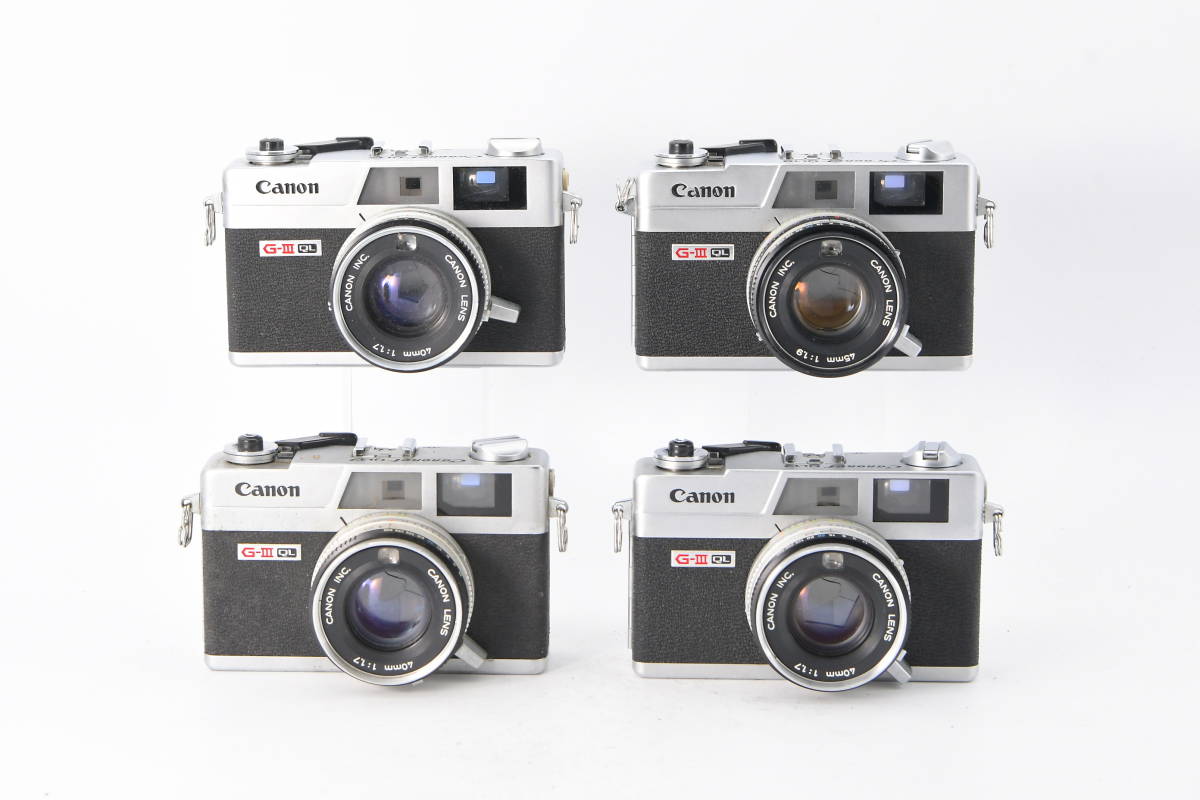 S918 Canon キヤノン Canonet QL-17 QL-19 G-III レンジファインダー