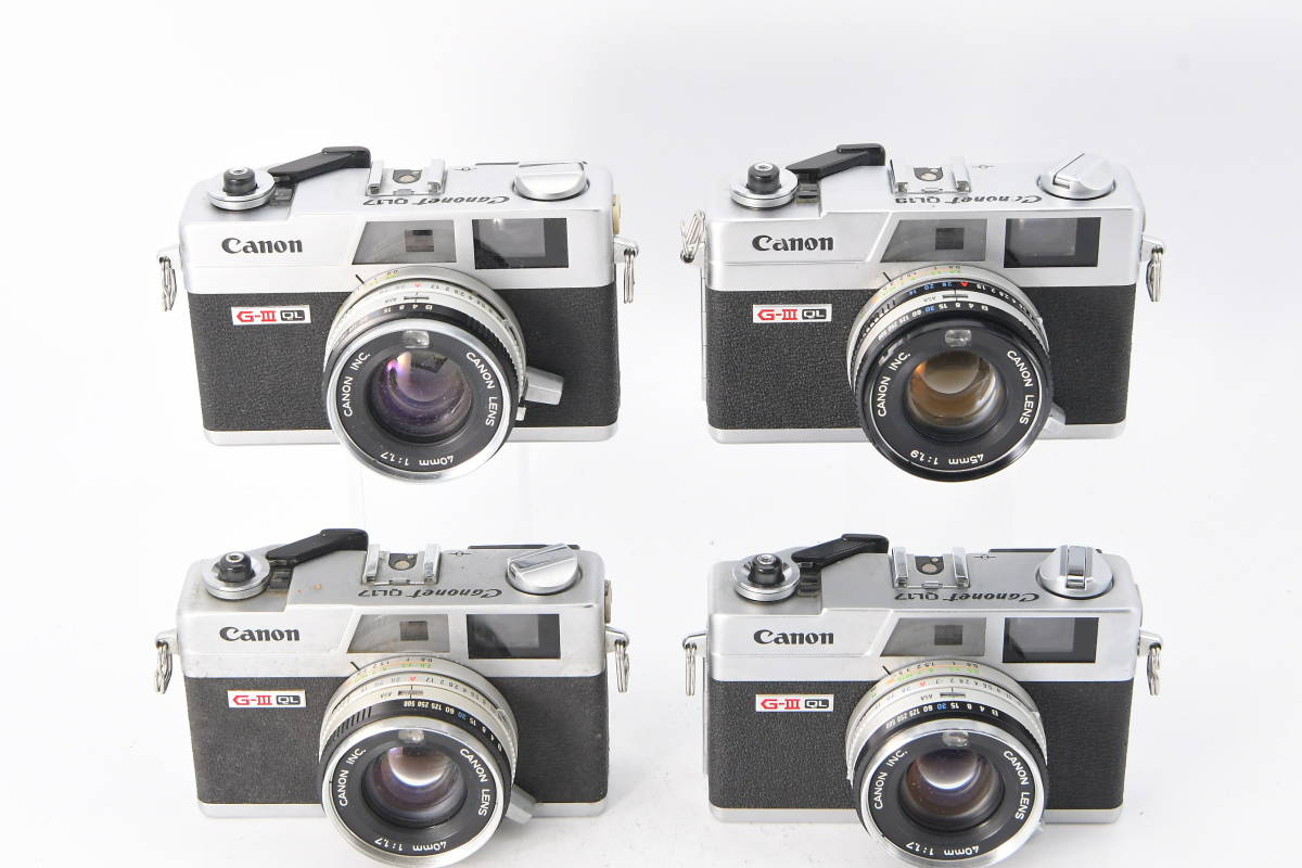 S918 Canon キヤノン Canonet QL-17 QL-19 G-III レンジファインダー