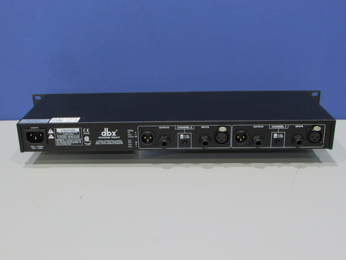 dbx Advanced Feedback Suppression ハウリング・サプレッサー AFS224