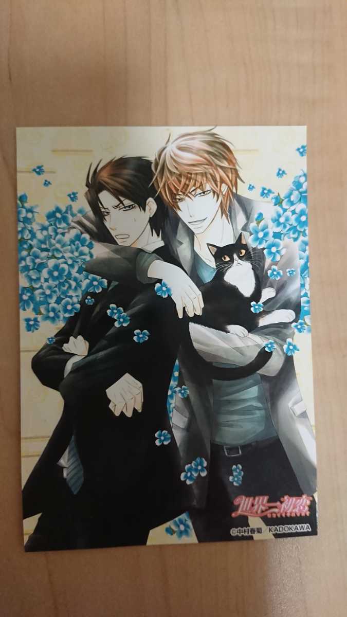 世界一初恋 ブロマイドコレクション 桐嶋禅 横澤隆史 中村春菊 コミック アニメグッズ 売買されたオークション情報 Yahooの商品情報をアーカイブ公開 オークファン Aucfan Com