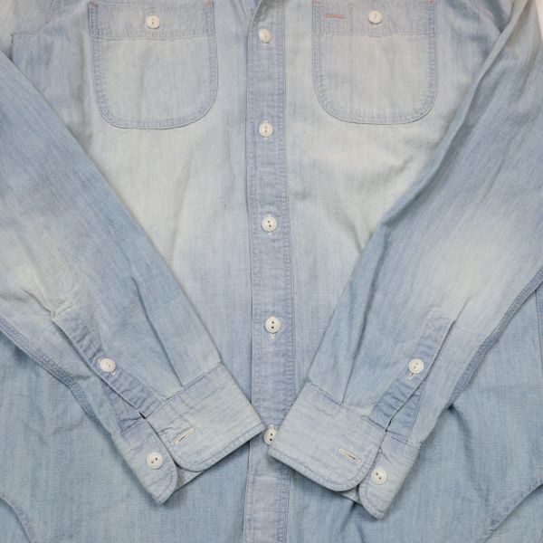 デニム RRL SCHLUSSEL 12oz シュリセル シャツ（メンズファッション）の通販 シャツの通販 - メルカリ 0 USED加工デニム長袖シャツ | Denim KGR by &frasl;