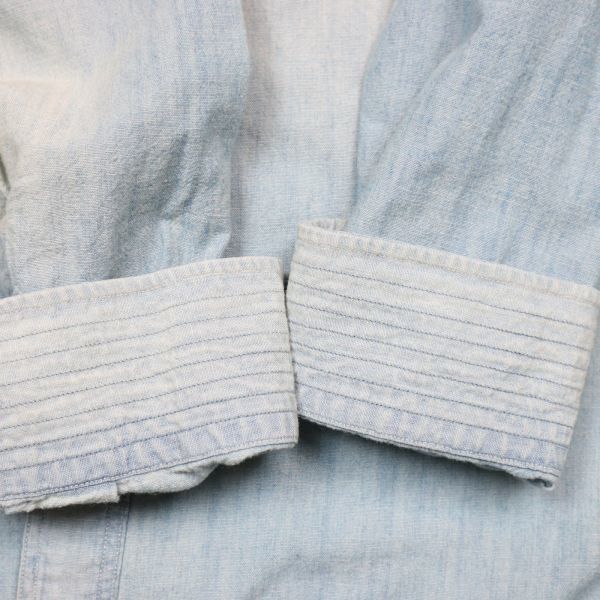 デニム RRL SCHLUSSEL 12oz シュリセル シャツ（メンズファッション）の通販 シャツの通販 - メルカリ 0 USED加工デニム長袖シャツ | Denim KGR by &frasl;