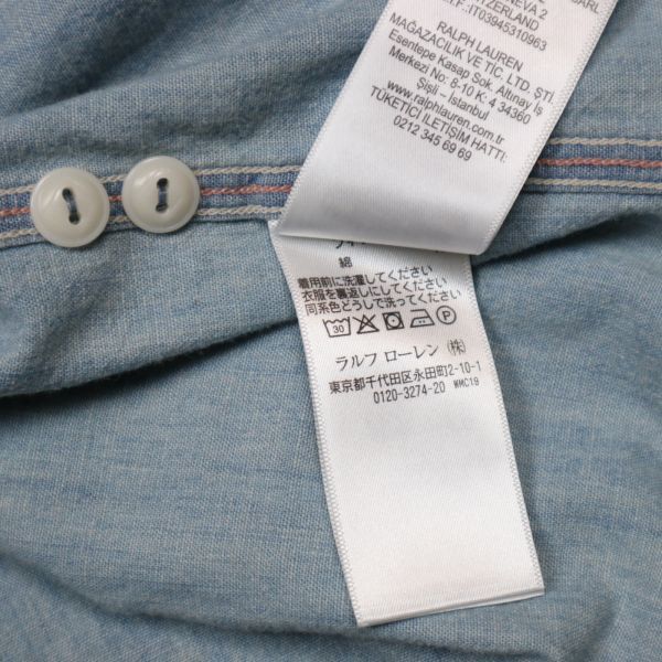デニム RRL SCHLUSSEL 12oz シュリセル シャツ（メンズファッション）の通販 シャツの通販 - メルカリ 0 USED加工デニム長袖シャツ | Denim KGR by &frasl;