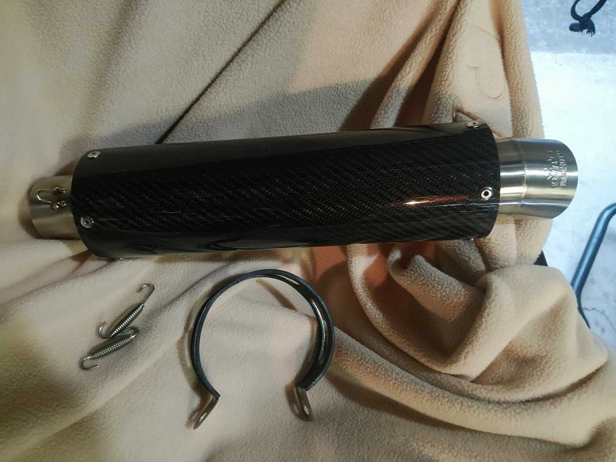 50.8☆汎用サイレンサー☆カーボン ダンモト 美品 DANMOTO 汎用 