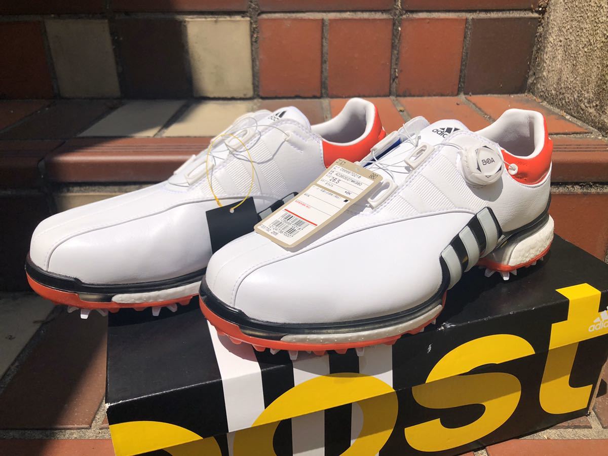 アディダス | 0 ゴルフTOUR360 ゴルフシューズ - ジャパン ホワイト BOA メンズ adidas Tour360 Golf シューズ アディダスツアー360の通販 スパイクレス