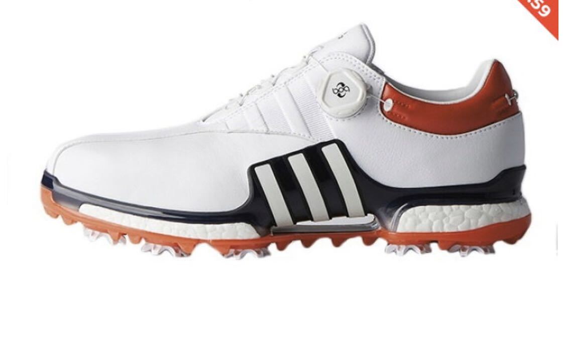 アディダス | 0 ゴルフTOUR360 ゴルフシューズ - ジャパン ホワイト BOA メンズ adidas Tour360 Golf シューズ アディダスツアー360の通販 スパイクレス