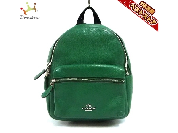 コーチ COACH リュックサック F38263 ミニ チャーリー ペブルレザー