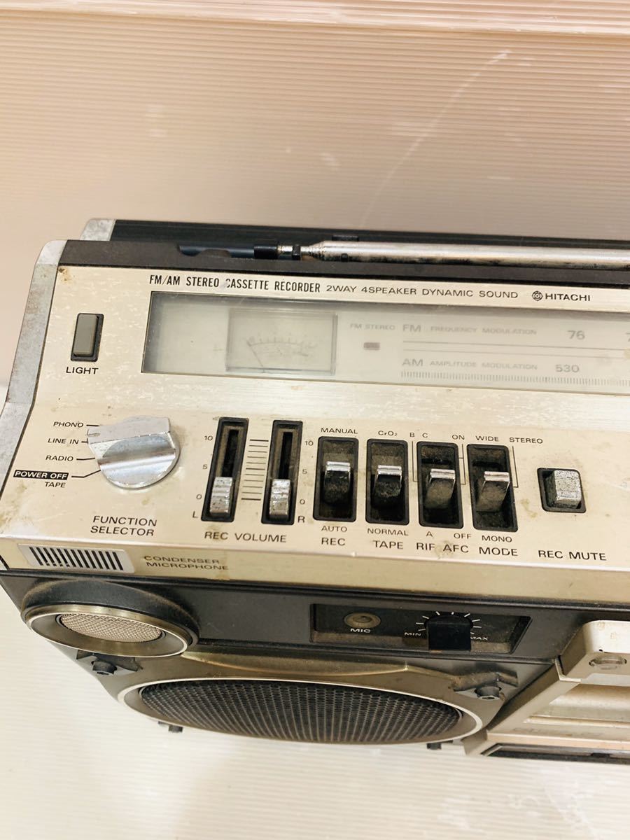 i93 必見! HITACHI 日立 PERDISCO パディスコ TRK-8180 FM AM ステレオ