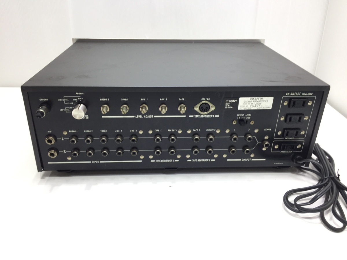 美品・動作品 SONY TA-1055A プリメインアンプヴィンテージ 【ジャンク