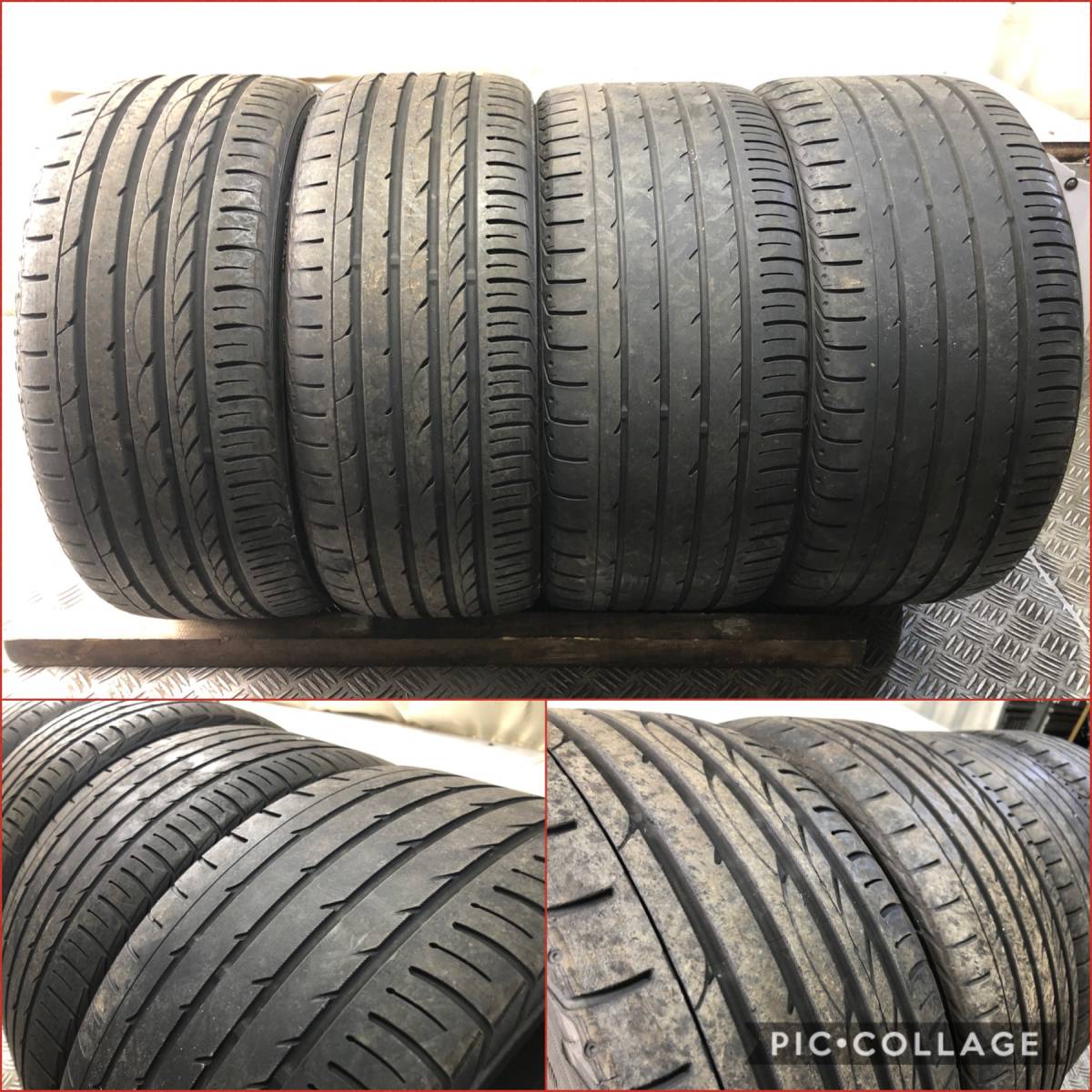 BBS ガンメタ 18インチ 8.0J +30/+32 PCD114.3 5H ガリキズなし【F:225/40ZR18 R:245/35ZR18】ADVAN SPORT タイヤ付4本セット！_8