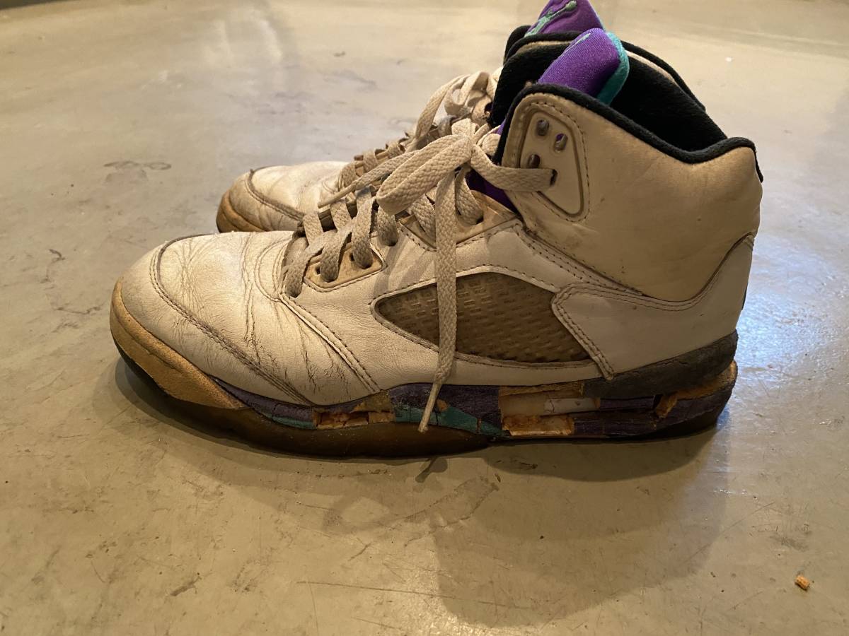 ナイキ エアジョーダン5 グレープ JORDANⅤ オリジナル 当時物 