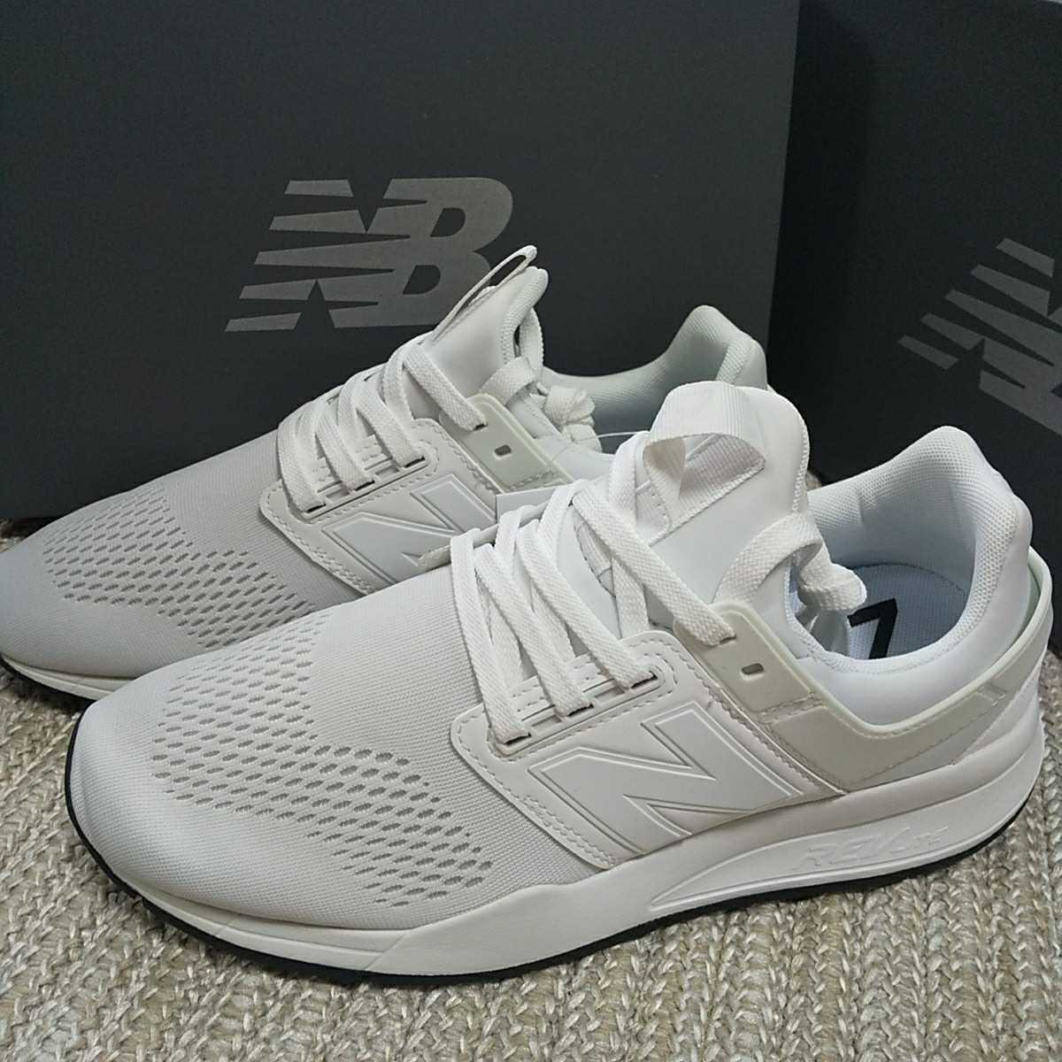 新品 定価9900 New Balance MS247 EW 26cm US8 ニューバランス 正規品 スニーカー ホワイト 白 歩きやすい 快適 Dワイズ