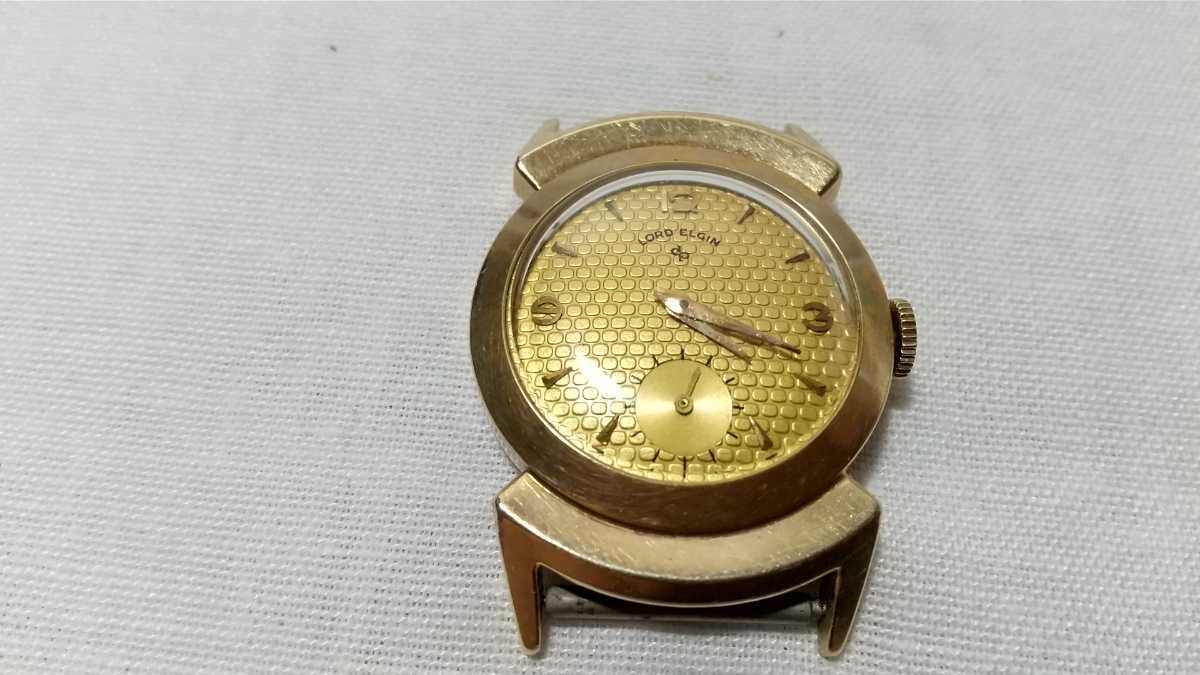 gold - GOLD LORD 0 ○稼働品○LORD ELGIN ロードエルジン○14K FILLED 