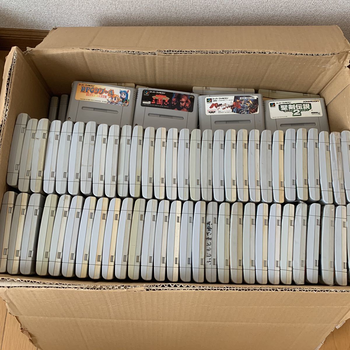 ジャンク品 SFC スーパーファミコン ソフトまとめて 大量 200本 ③