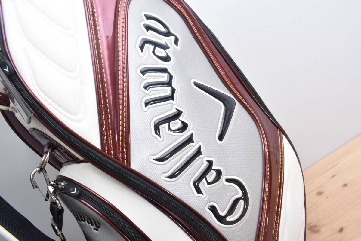 キャディバッグ キャロウェイ | Callaway JM 0 9.0型 1 キャロウェイ(Callaway) Sport シェブ スタンド ホワイト スポーツ CRT Red
