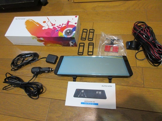 デジタルインナーミラーAUTO-VOX X2 中古品 送料無料 auto-vox x2の
