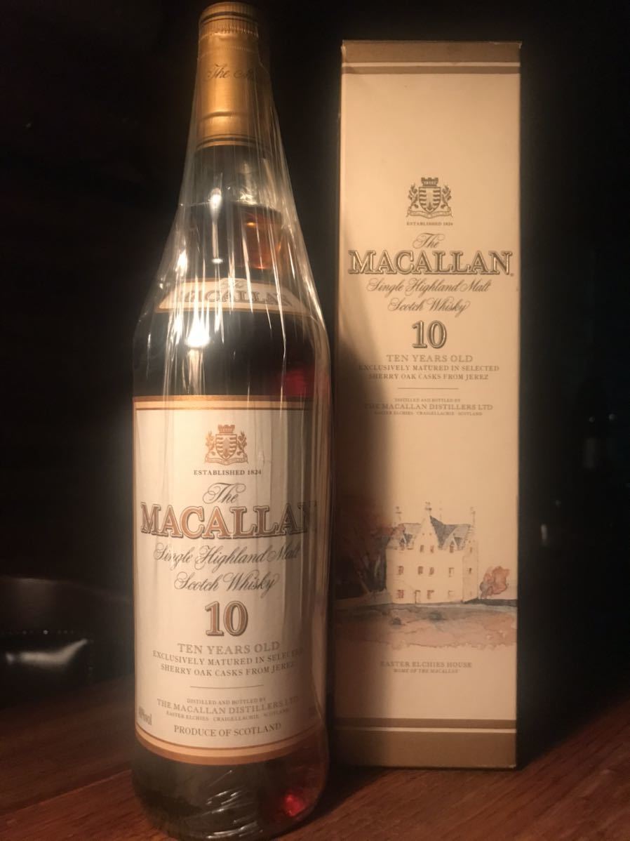 終売品 10年 MACALLAN マッカラン 旧ボトル The マッカラン10年旧