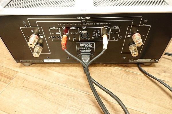 ONKYO reference Hi-Fi M-5000R 2chパワーアンプ 中古品 電源ケーブル