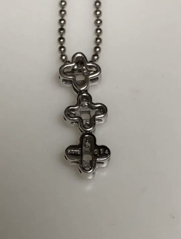 ヴァンドーム青山 k18WG ネックレス ダイヤ 0.14ct 【送料無料】_4