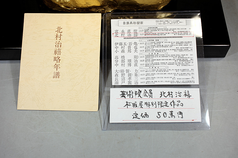 北村 治禧 作 『福寿恵比寿』 松坂屋オリジナル特別限定400分の76番