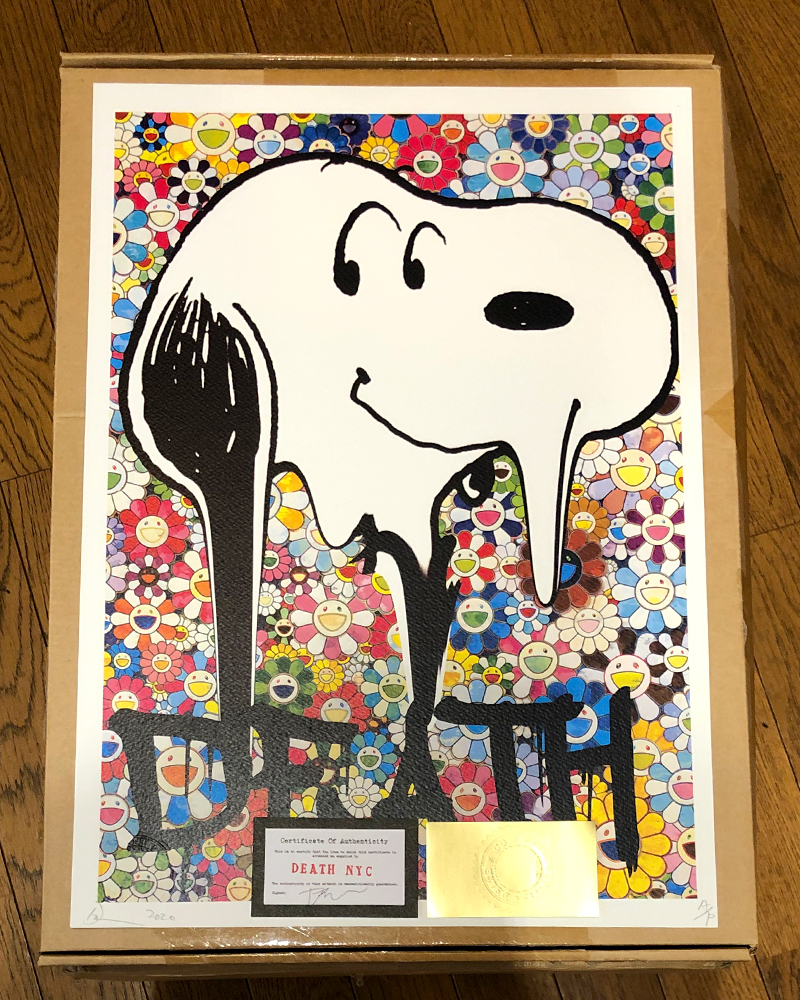 世界限定100枚 2020年最新作 正規購入品 DEATH NYC スヌーピー SNOOPY 村上