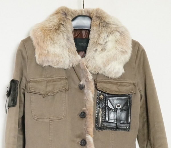 エルマノシェルビーノ ERMANNO SCERVINO サイズ38 M ライトブラウン