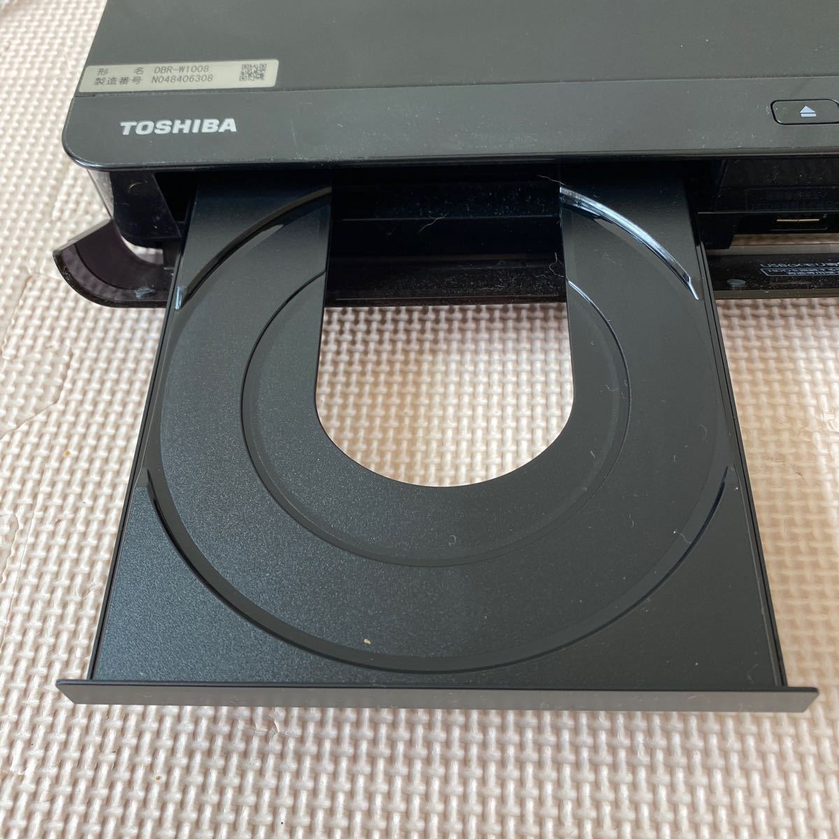 東芝 DBR-W1008 REGZA 1TB HDD⁄2チューナー搭載3D対応ブルーレイ DBR