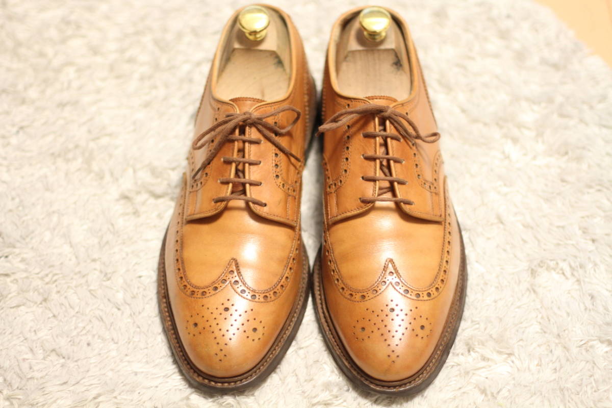 Crockett & Jones製】Peal&Co ウィングチップ 7.5E(クロケット 