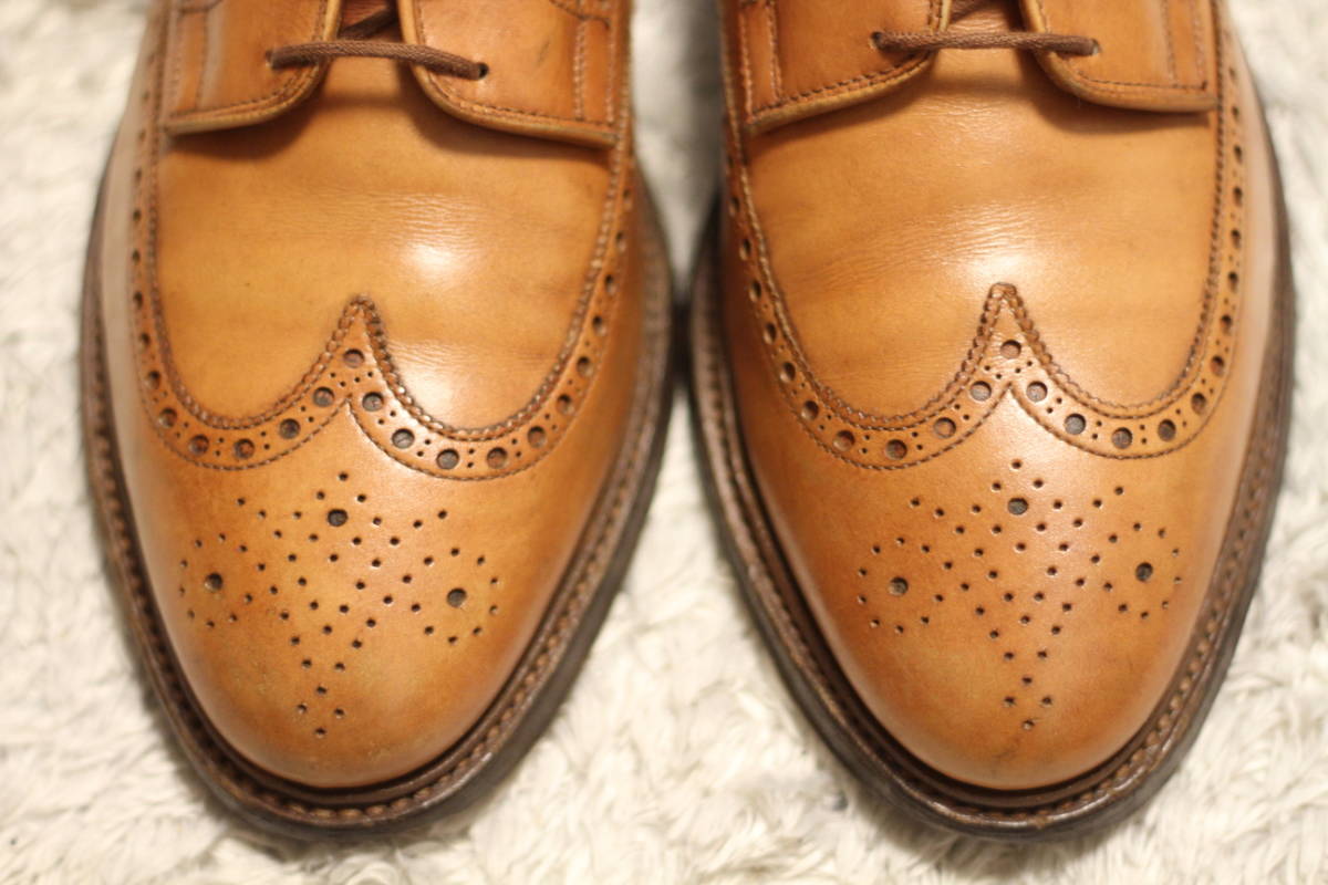 Crockett & Jones製】Peal&Co ウィングチップ 7.5E(クロケット 
