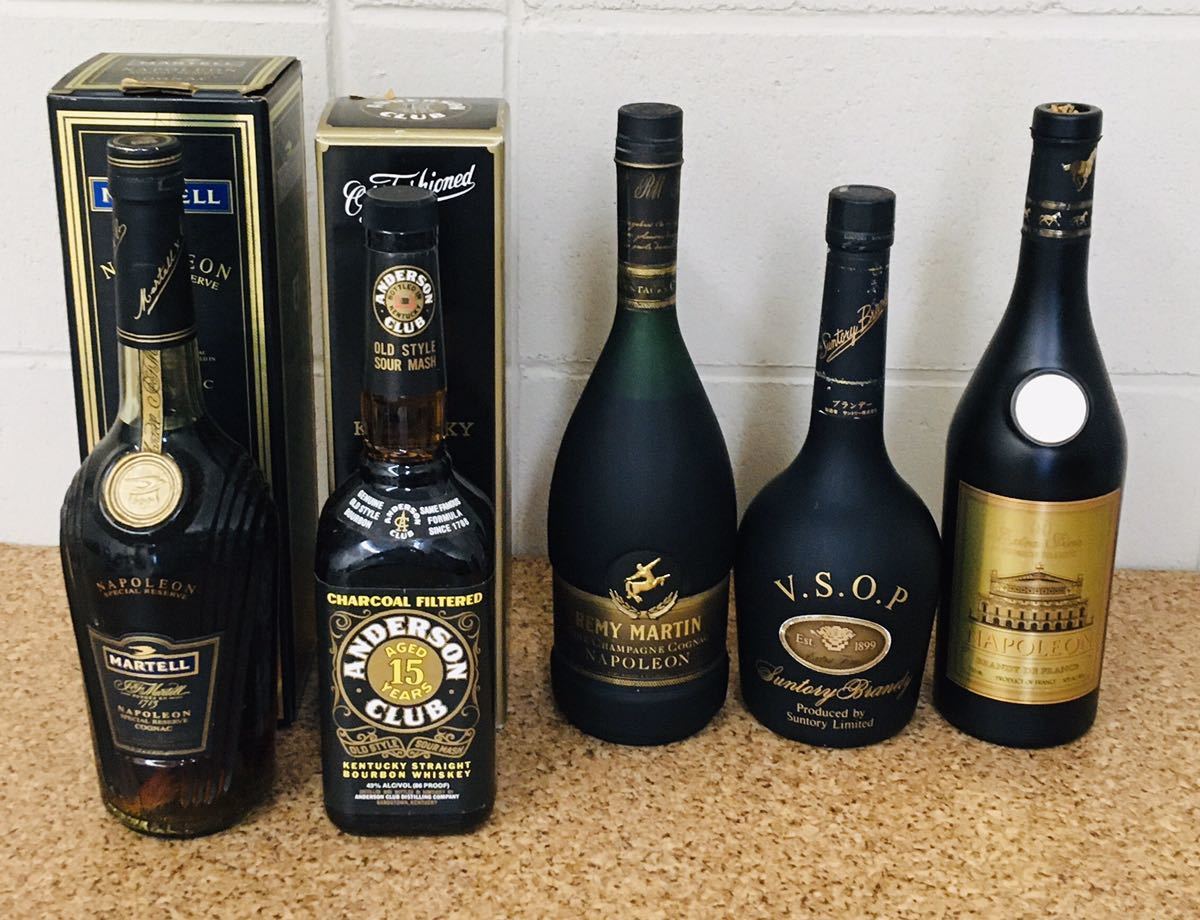 高品質，人気セール F May 118 お酒まとめセット 5本まとめて ナポレオン レミーマルタン サントリーVSOP ケンタッキーバーボンなど(レミーマルタン)｜売買されたオークション情報、yahooの商品情報をアーカイブ公 コニャック