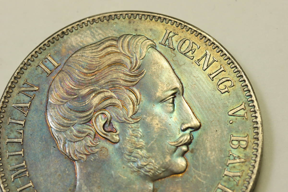 超希少 煌トーン NGC MS62 フランス 1854 ジェトン銀貨 公証人