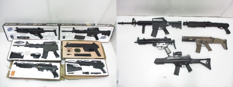 セール，人気 0519KM 東京マルイ その他 ボーイズ電動ガン ライフル ショットガン エアガン まとめ 11丁 M4A1 G36 SCAR MP5 サバゲー ドルフロ(電動ガン)｜売買されたオークション情報、yahooの商品情報をアーカイ 電動ガン