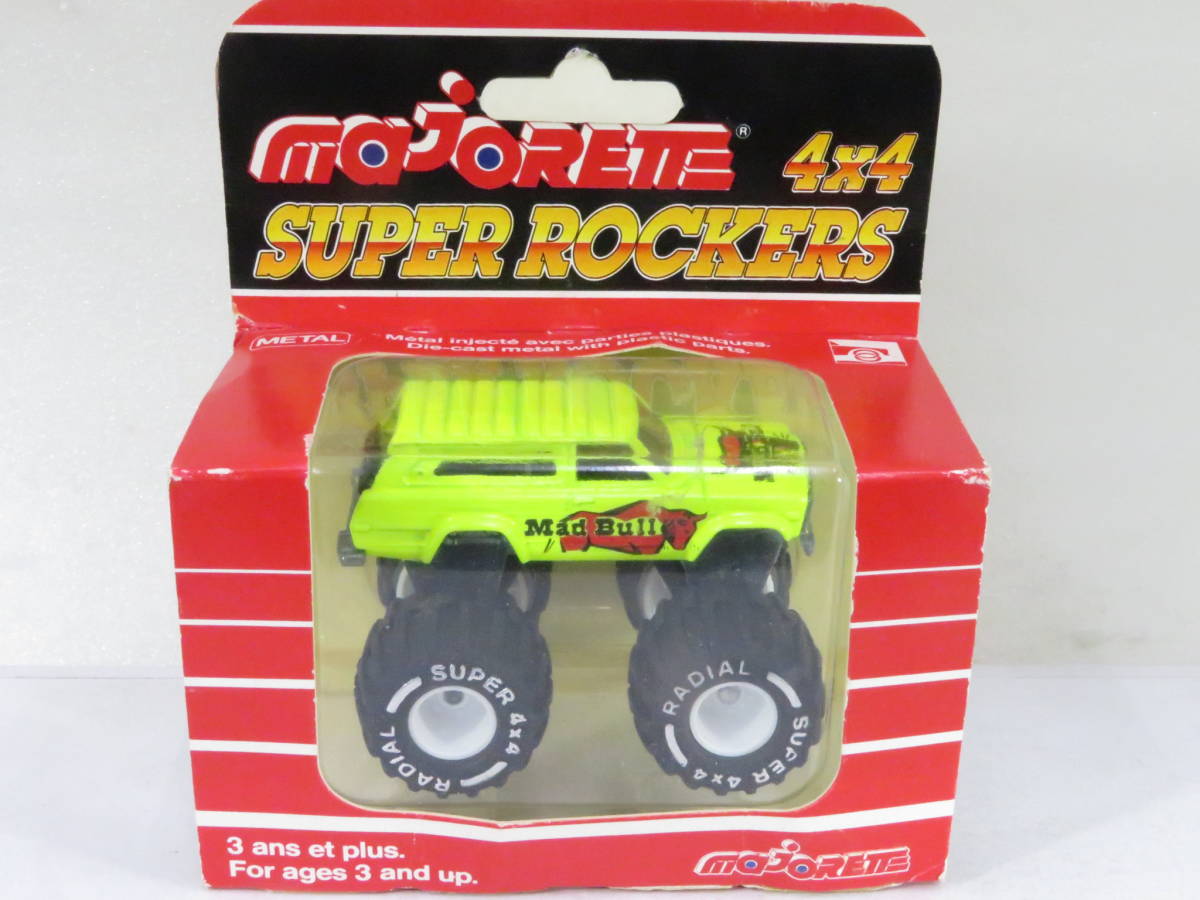 マジョレット ミニカー jeepチェロキー ８台セット Majorette 4x4 SUPER ROCKERS CHEROKEE Mad Bull チェロキー 未開封 1