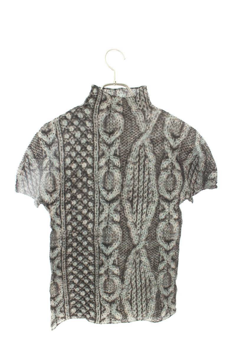 ミー イッセイミヤケ me ISSEY MIYAKE MI63FK535 ハイネックプリーツT  