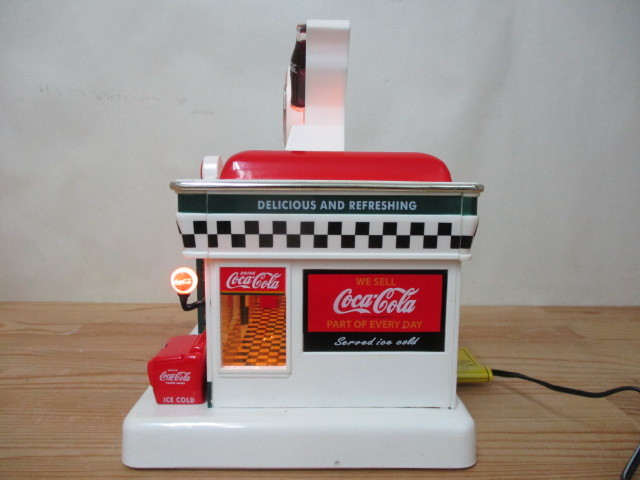 ♪コカ・コーラ DINER MINIATURE HOUSE ダイナーハウス ジオラマ 時計