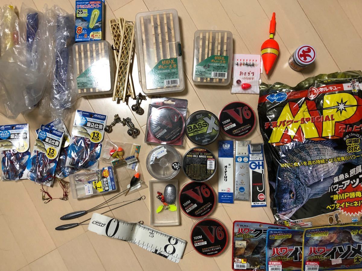 釣り道具 タックルセット ジャンク 仕掛け ライン パワーイソメなど フィッシング 売買されたオークション情報 Yahooの商品情報をアーカイブ公開 オークファン Aucfan Com