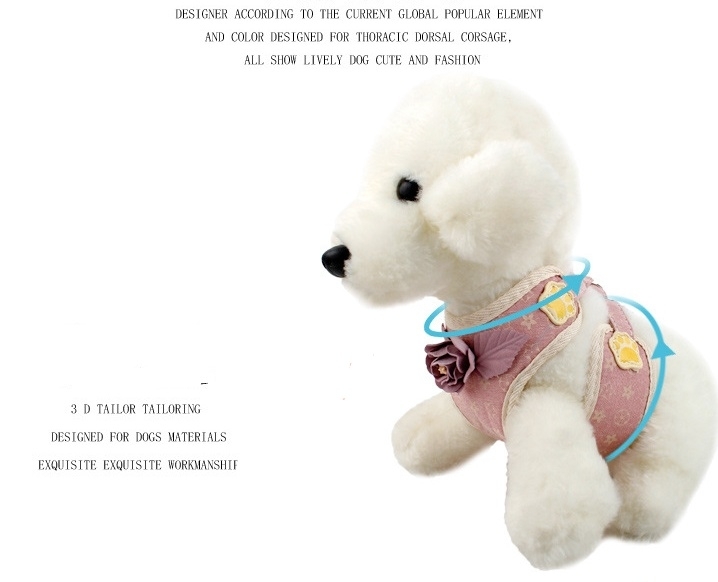 Mサイズ　犬用　ハーネスとリードのセット_3