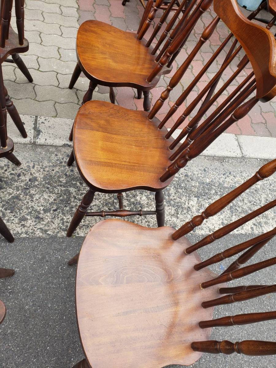 1889 7脚セット Kかしわ 飛騨の家具 柏木工 ダイニングチェア 椅子