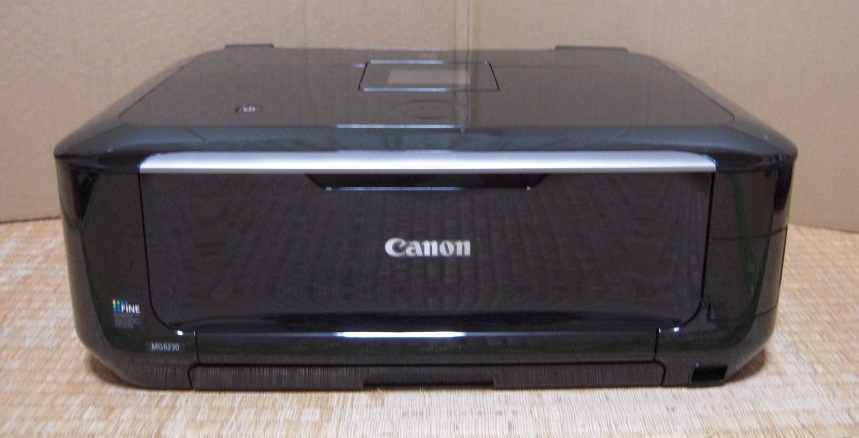 キャノンCanon MG6230 累計印刷202枚 廃インク10.8％ 純正インクほぼ満タン