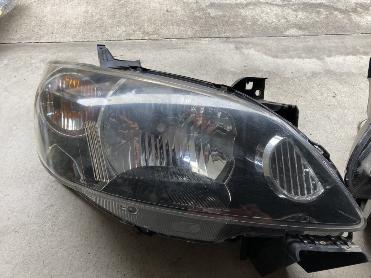 マツダ MAZDA MPV LW3W 後期 純正ヘッドライト 左右セット ハロゲン