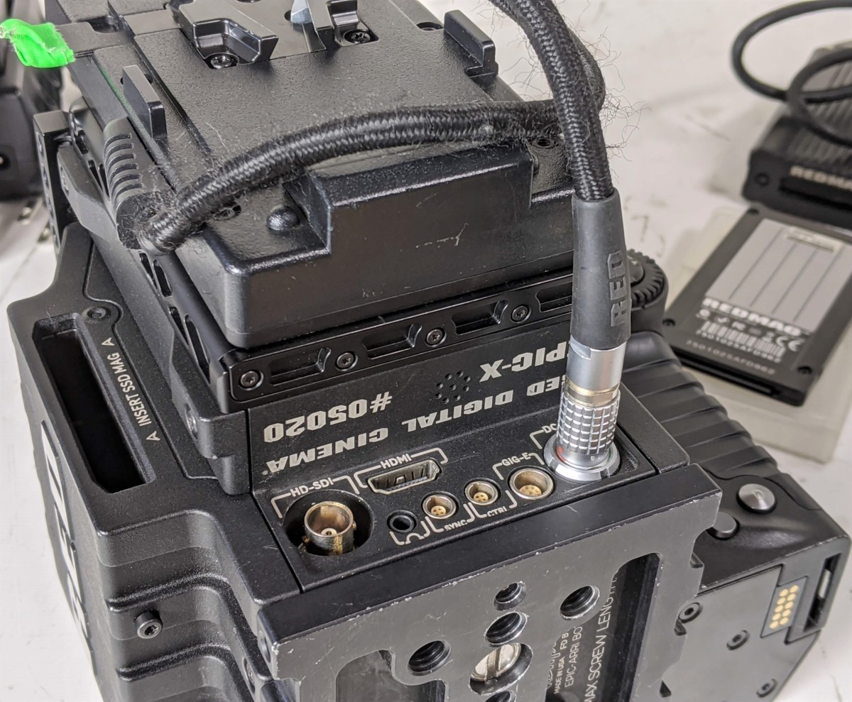 □RED EPIC Mysterium-X EF レッド 5K デジタルスチールモーションカメラ 4k 60p対応 EFマウント RED MAG 128GB他付属 中古□