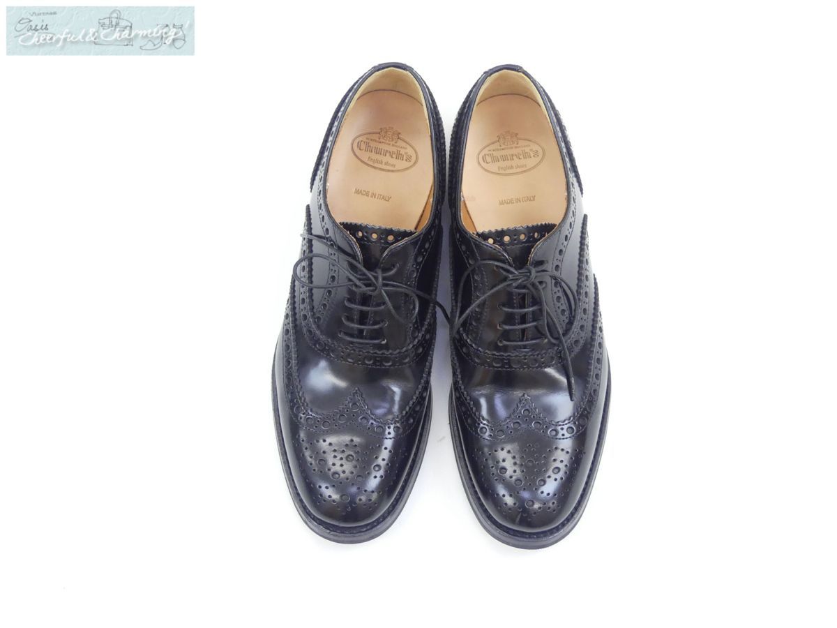ウィングチップ チャーチChurch's (K レザーシューズ - 黒35.5(24cm位