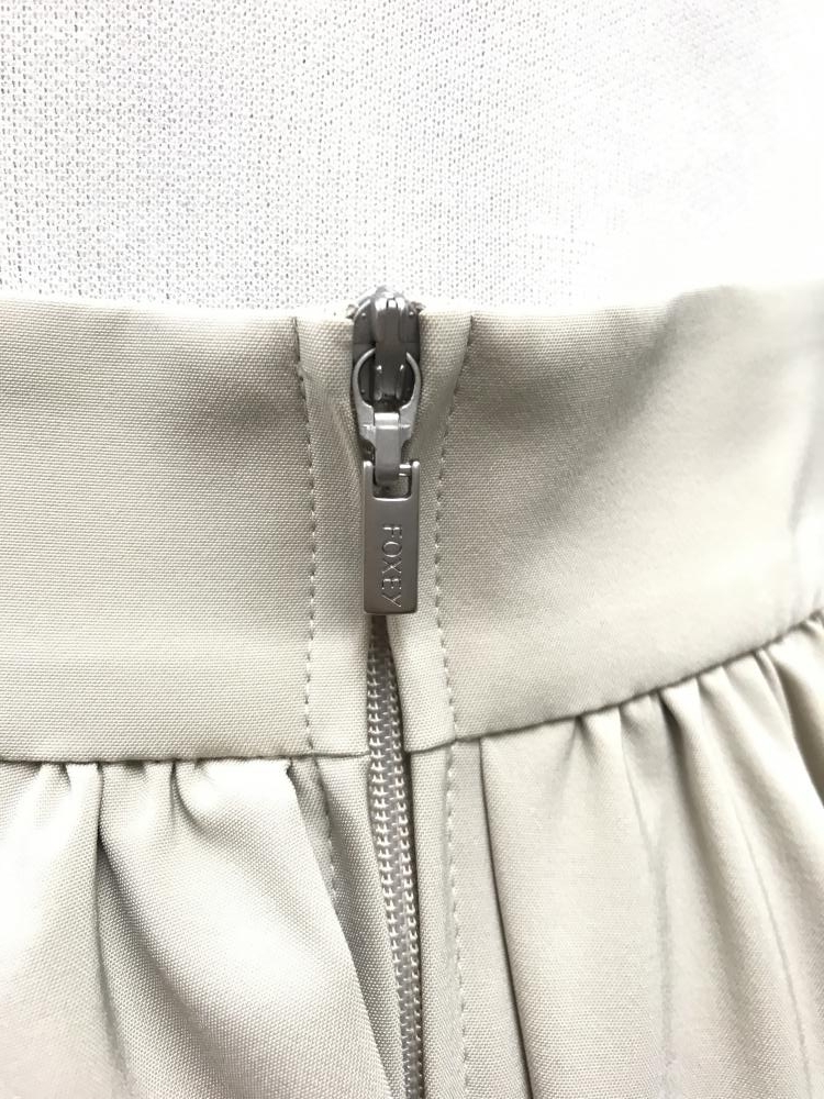 FOXEY NEW YORK フォクシーニューヨーク スカート ベージュ フレア  