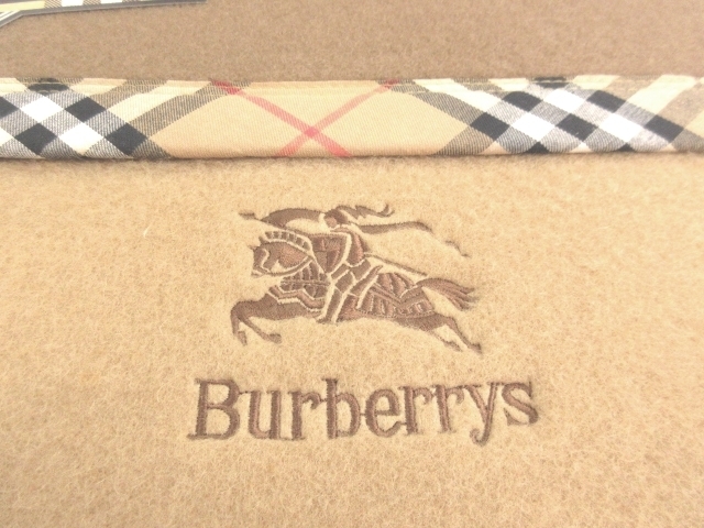 バーバリー ウール100% Burberrys 純毛毛布｜Yahoo!フリマ（旧