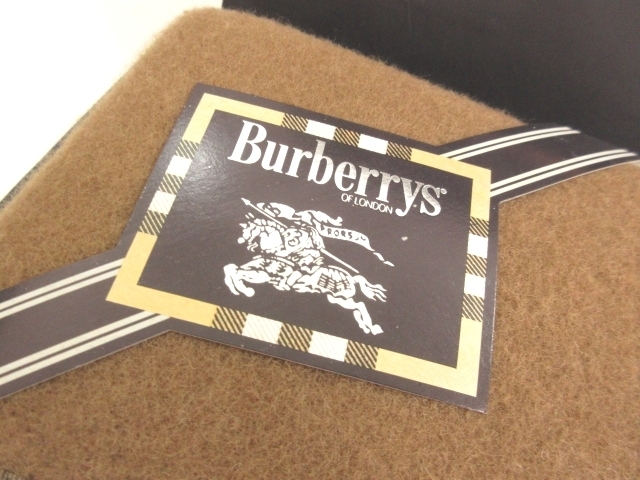 未使用/Burberrys/純毛毛布/ 140×200cm/ラム入り バーバリー ウール100% Burberrys 純毛毛布｜Yahoo!フリマ（旧