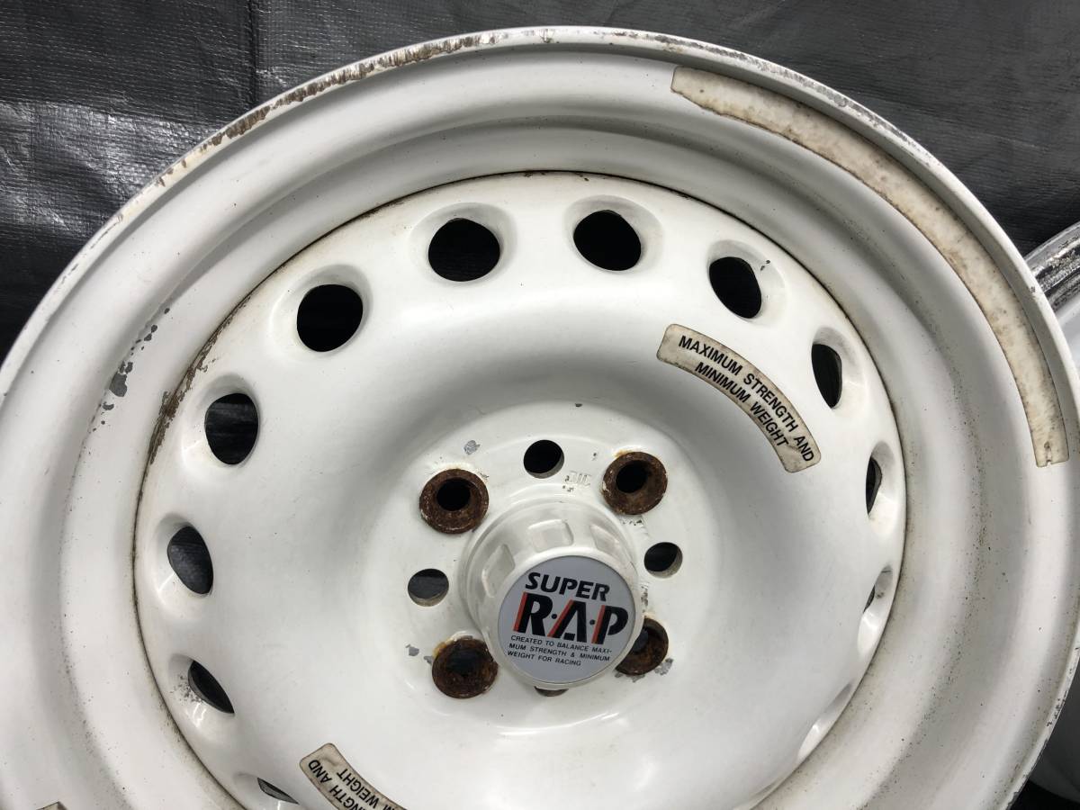 スーパーラップ 3本タイヤ付き PCD100⁄4H 14×6.5J+30 超