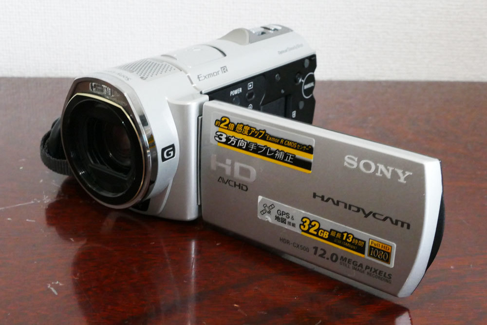 SONY HDR-CX500V 公式通販 ビデオカメラ 動作確認済み sony 12メガ