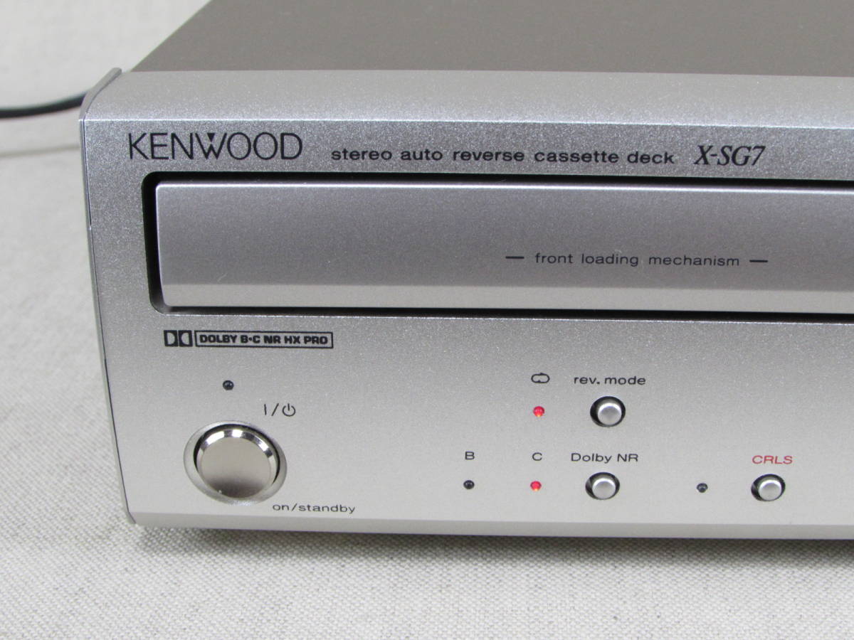 KENWOOD X-SG7/SG7G カセットデッキ 【公式通販】