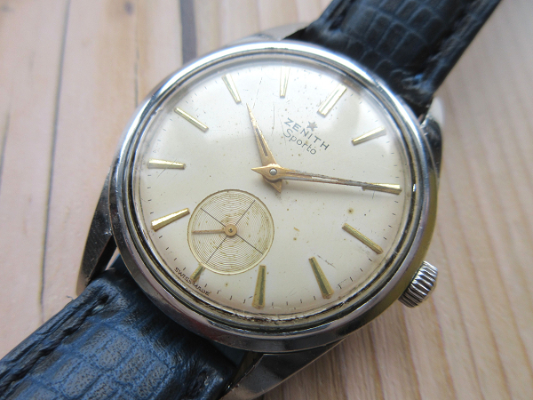 ☆1円～売切/激レア☆ゼニス Sporto スモセコ 1950年代 アンティーク