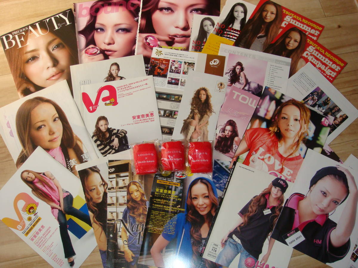 安室奈美恵 切り抜き リストバンドのセット 雑誌 フリーペーパーなど Lucido L ルシードエル リストバンド3個 あむろなみえ タレント 売買されたオークション情報 Yahooの商品情報をアーカイブ公開 オークファン Aucfan Com